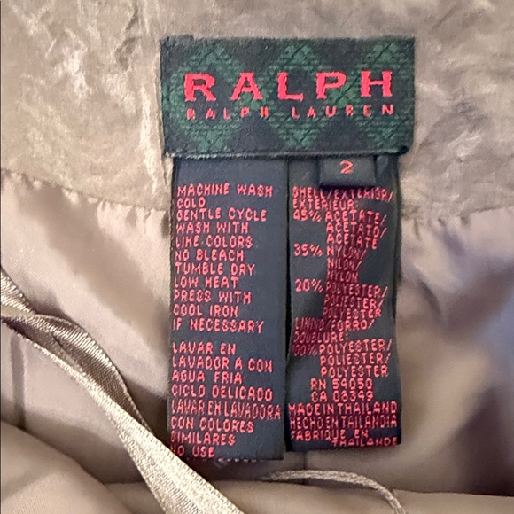 Ralph Lauren Elegant Gray Maxi Skirt - Picture 8 of 10